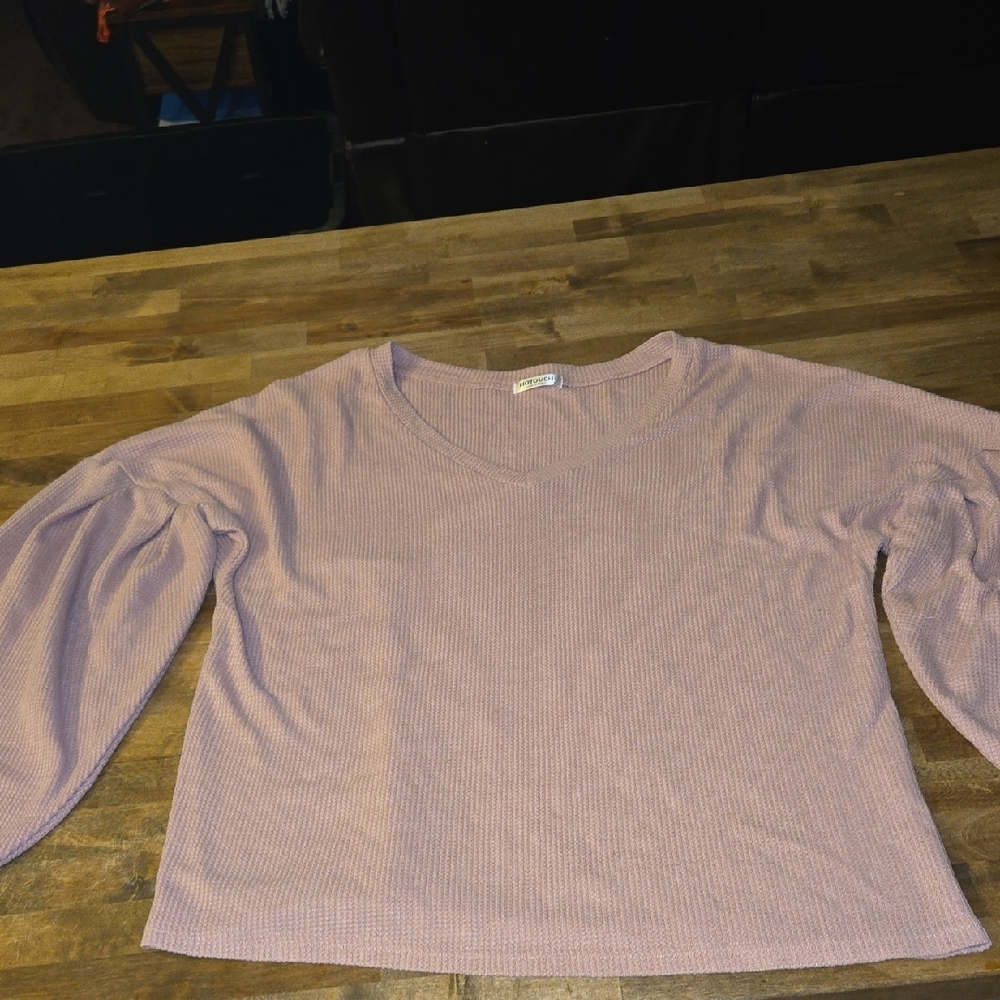Pink Bubble Long Sleeve Top